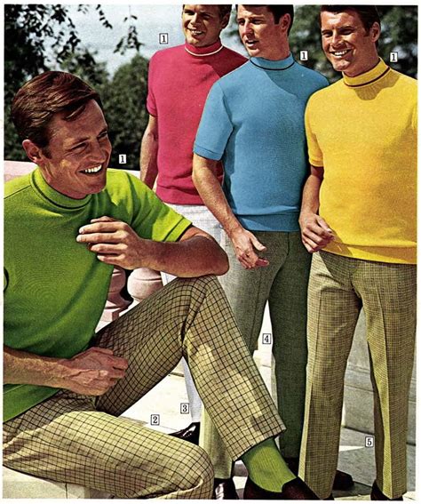 summer 1960s fashion for men.